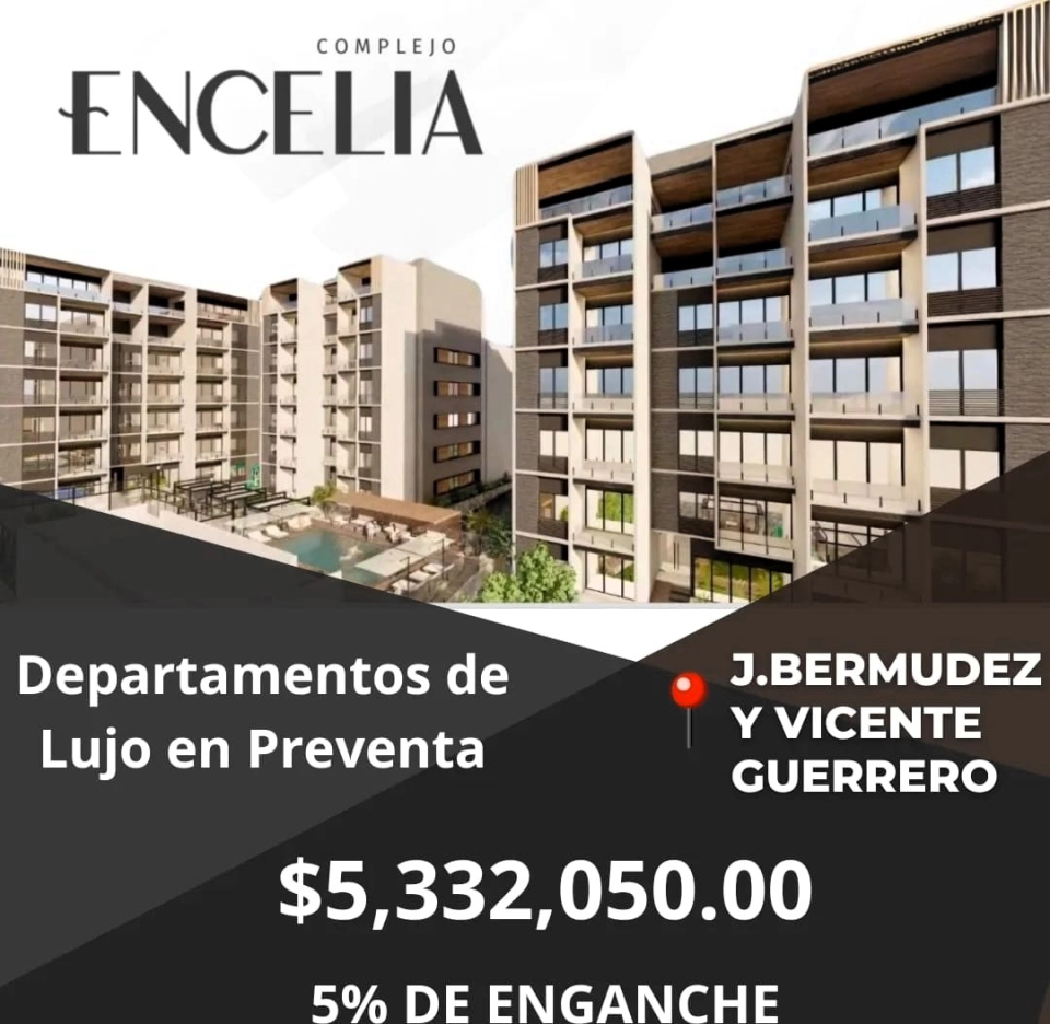 DEPARTAMENTOS DE LUJO EN VENTA ANTONIO BERMUDEZ Y VIC. GUERR