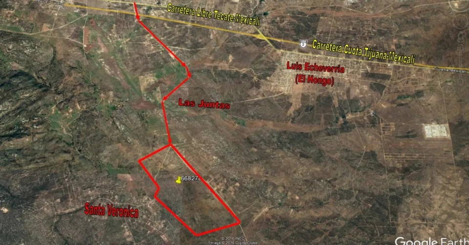 Terreno Comercial en Venta, Tecate, S. Verónica, 377HA