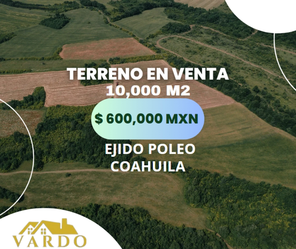 TERRENO EN VENTA - EJIDO POLEO