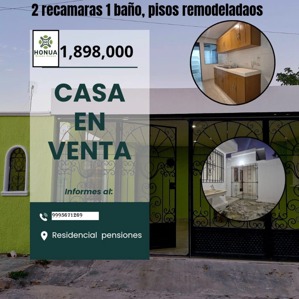 VENTA DE CASA EN RESIDENCIAL PENSIONES REMODELADA ETAPA V 