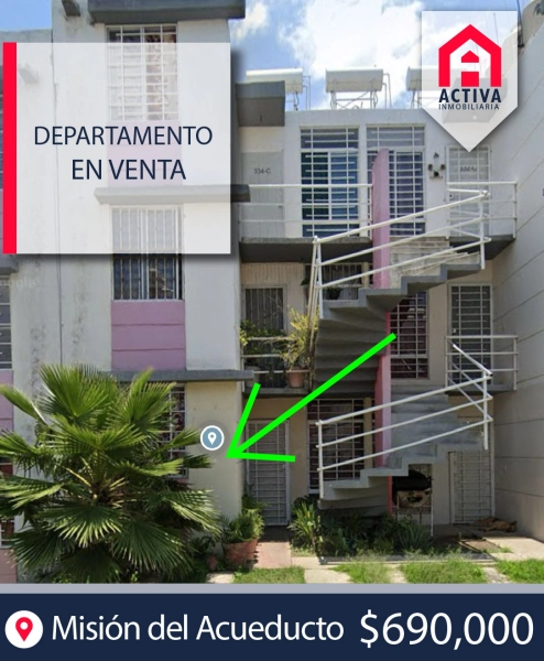 DEPARTAMENTO EN TONALA, FRACC MISION DEL ACUEDUCTO