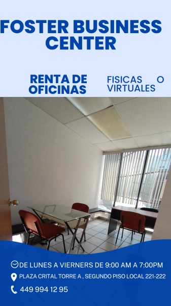 renta de oficinas fisiscas y virtuales 