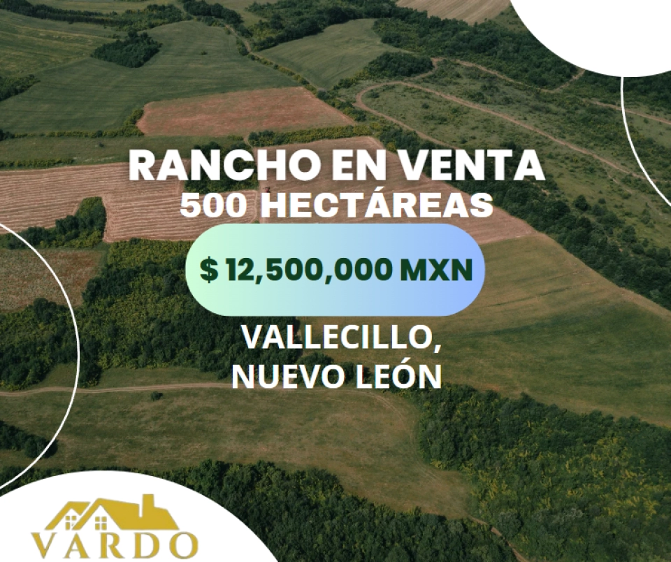 RANCHO EN VENTA - VALLECILLO, NUEVO LEÓN 