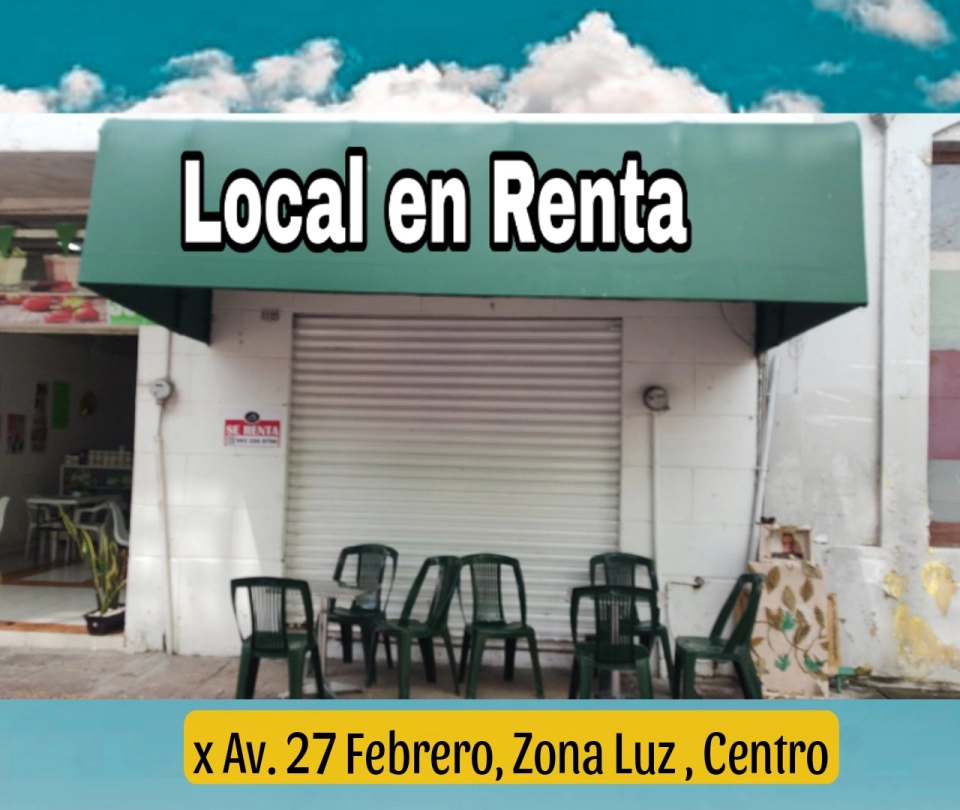 En Renta local en Centro de Villahermosa, Tabasco