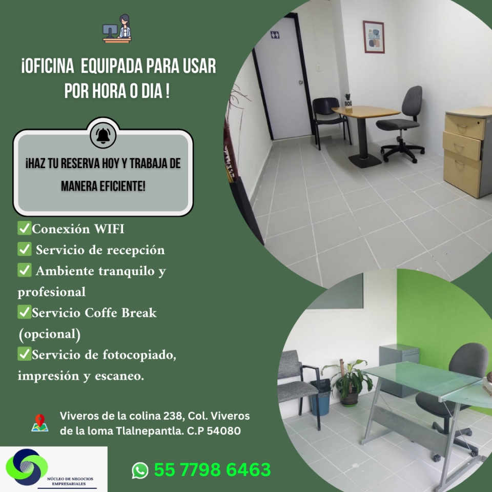 ESPACIOS PROFESIONALES POR SOLO $99