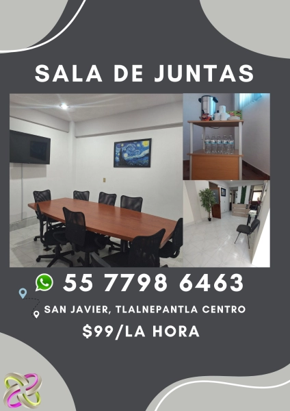 SALAS DE JUNTAS PROFESIONALES POR SOLO $99