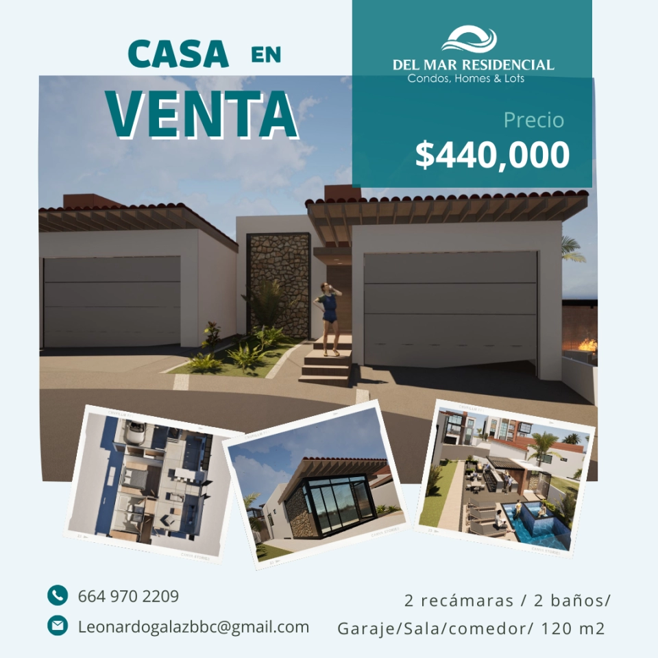 Exclusiva casa de 120 m2 con vista al mar