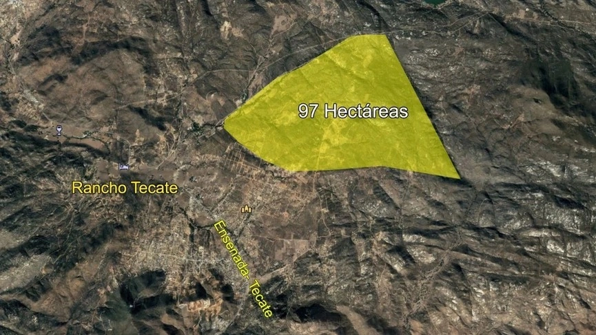 Rancho Santa Lucía en Venta en Baja California, 97HA.