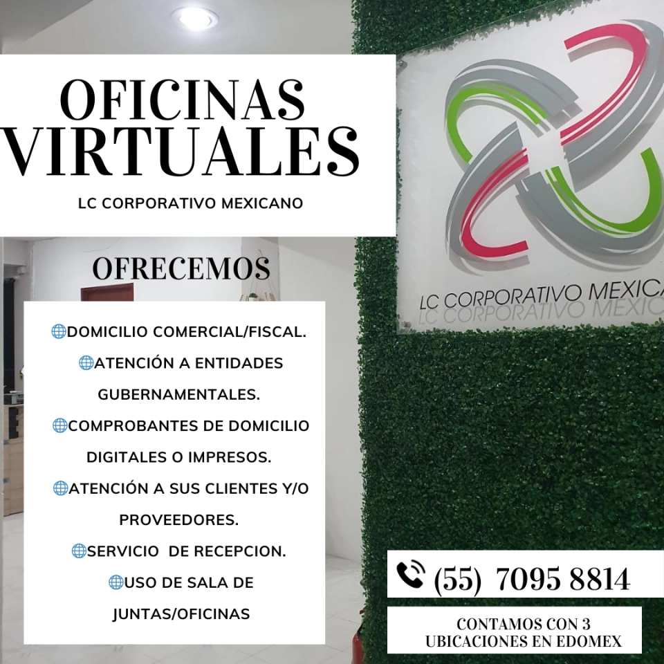 OFICINAS VIRTUALES CON TRÁMITES GUBERNAMENTALES CUBIERTOS