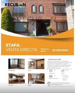 Venta de casa en Oasis Tepepan, Tlalpan, Ciudad de México