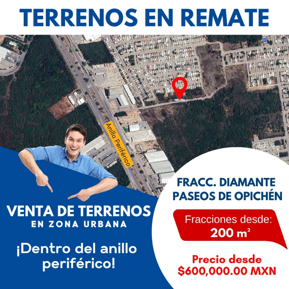 EXCELENTE OPORTUNIDAD DE TERRENOS EN PASEOS DE OPICHÉN