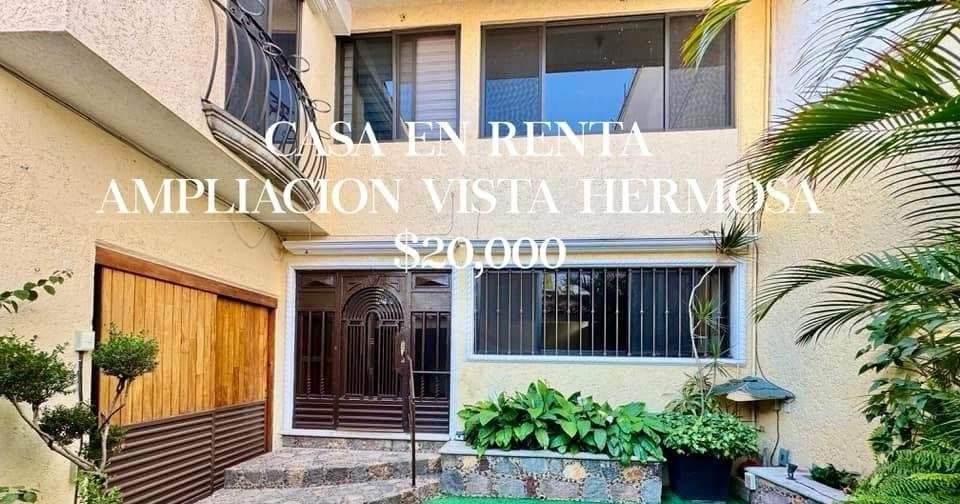 Hermosa casa en Ampliación Vista Hermosa 