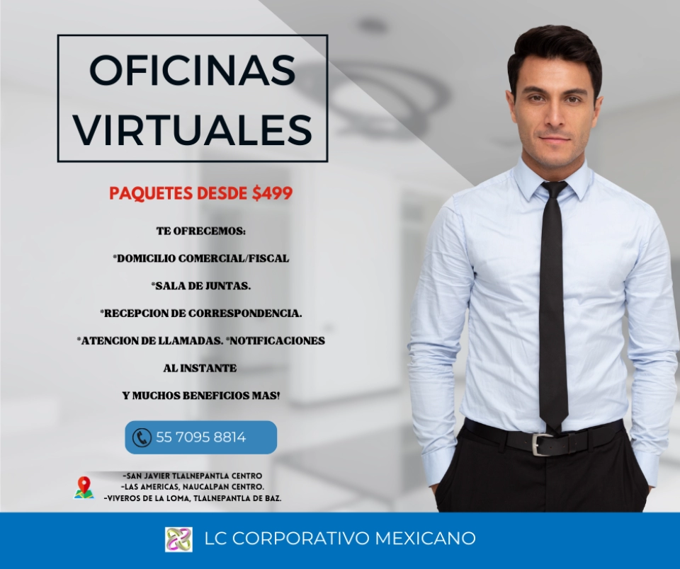 ¡TU NEGOCIO EN LAS MEJORES MANOS CON UNA OFICINA VIRTUAL!