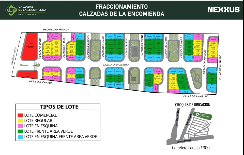 Preventa de lotes urbanizados para construcción residencial