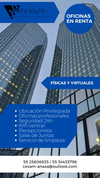 OFICINAS VIRTUALES A BAJO COSTO / CDMX 