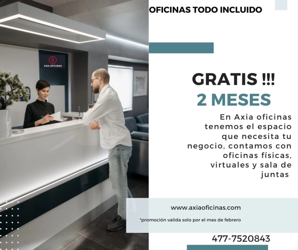 OFICINAS DE LUJO TODO INCLUIDO!