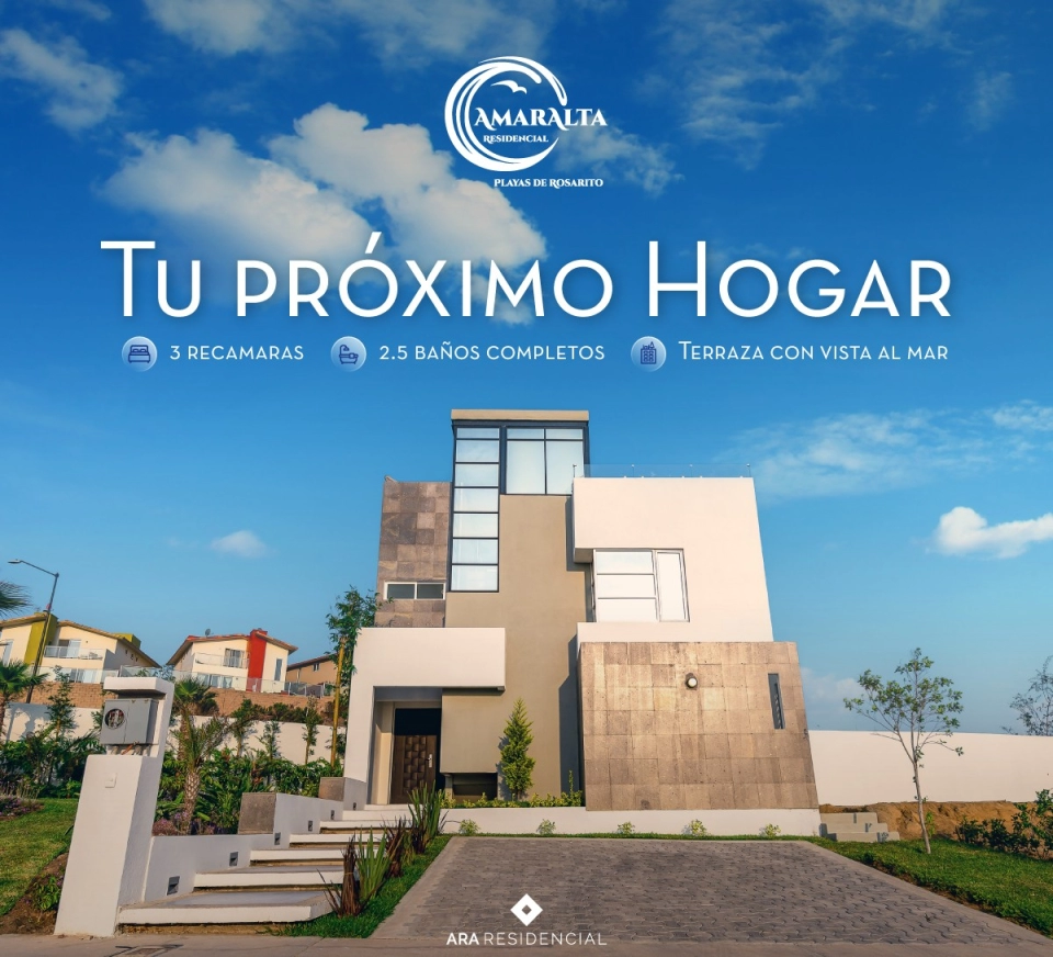 Casas con vista al mar, equipadas y listas para entrega!