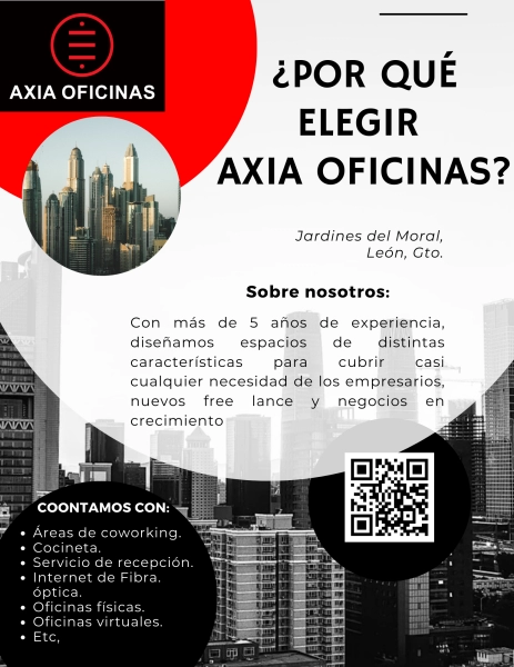 ¿POR QUÉ ELEGIR AXIA OFICINAS?