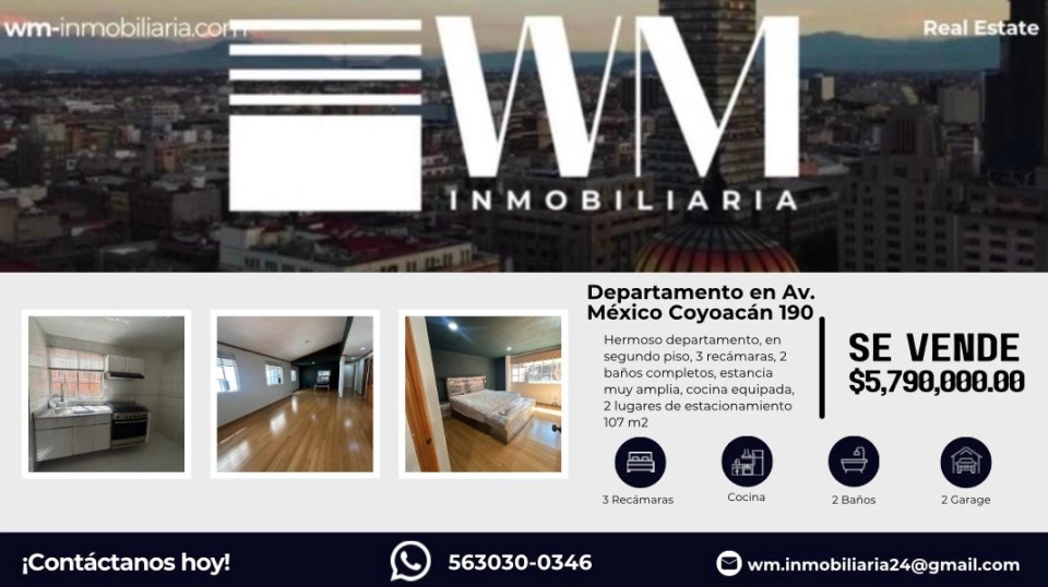 HERMOSO DEPARTAMENTO EN VENTA