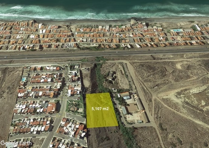 Terreno de 5,107 m2 en Playas de Tijuana, S. Antonio del Mar