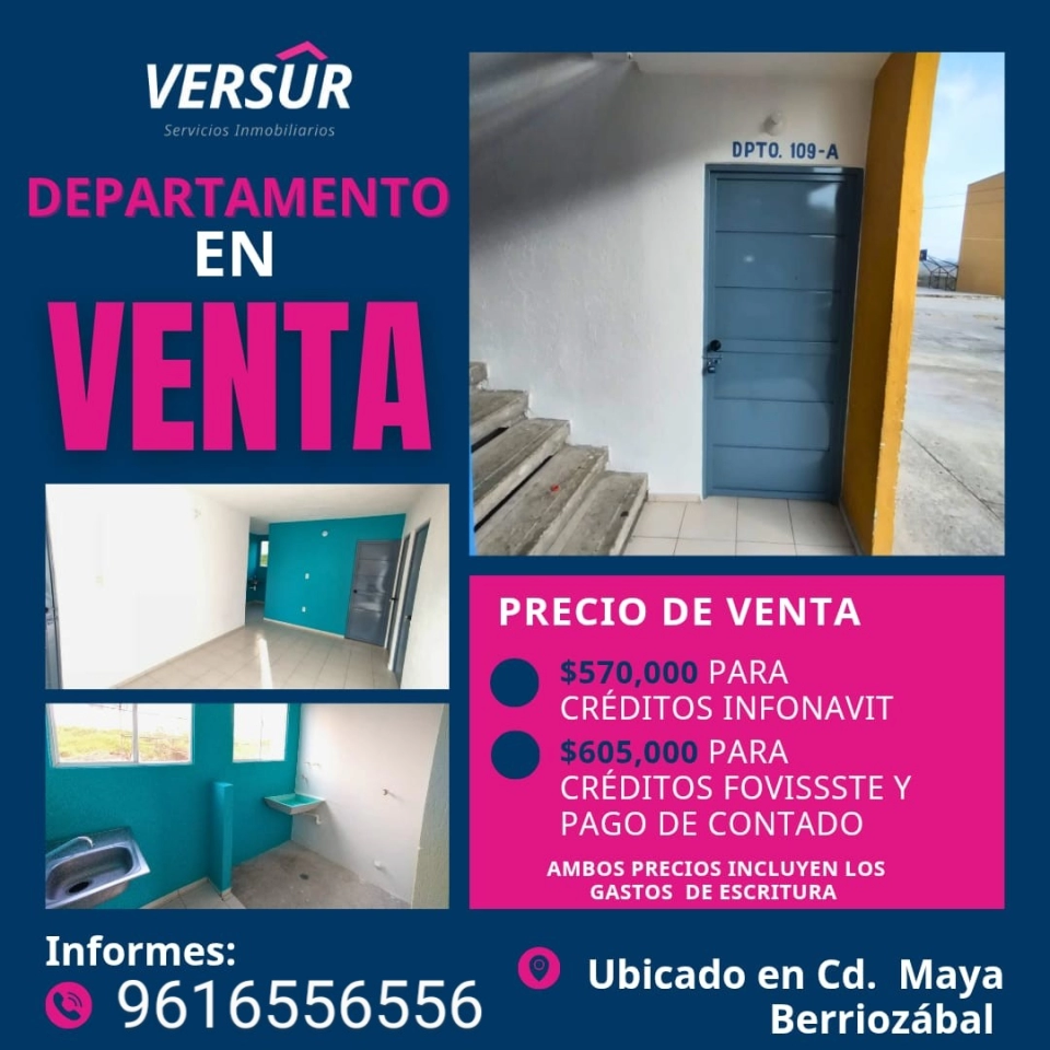 Departamento en venta 